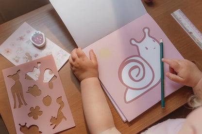 Little Dutch rosa Schreibset Fairy Garden - Etui mit Inhalt