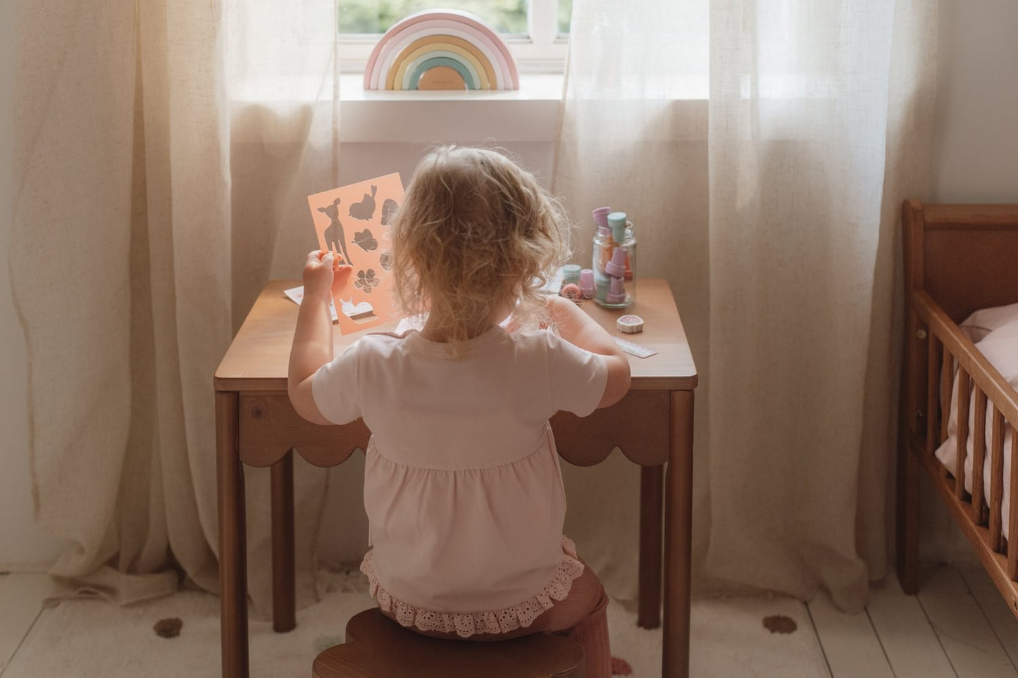 Little Dutch rosa Schreibset Fairy Garden - Etui mit Inhalt