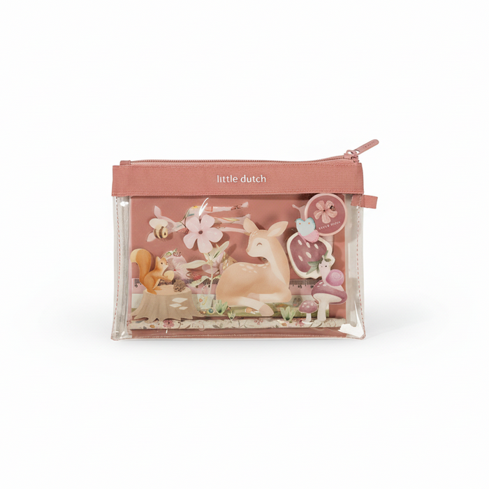 Little Dutch rosa Schreibset Fairy Garden - Etui mit Inhalt