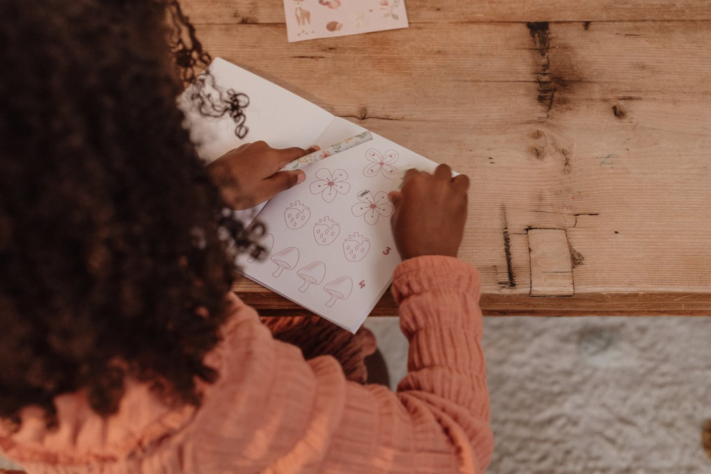 Little Dutch rosa Schreibset Fairy Garden - Etui mit Inhalt