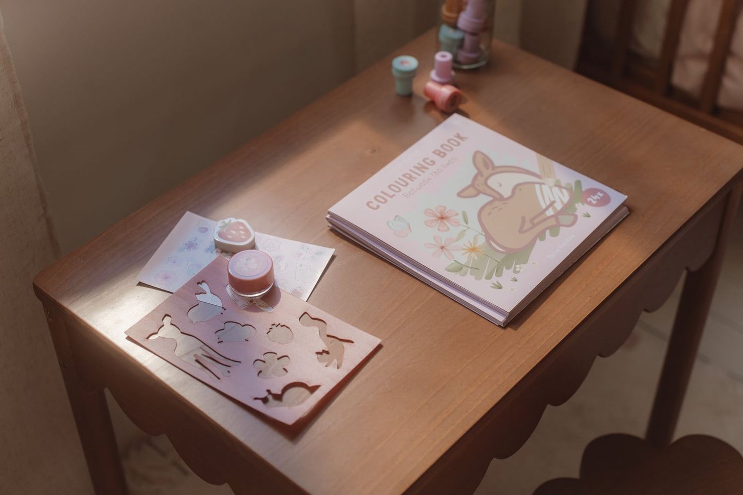 Little Dutch rosa Schreibset Fairy Garden - Etui mit Inhalt