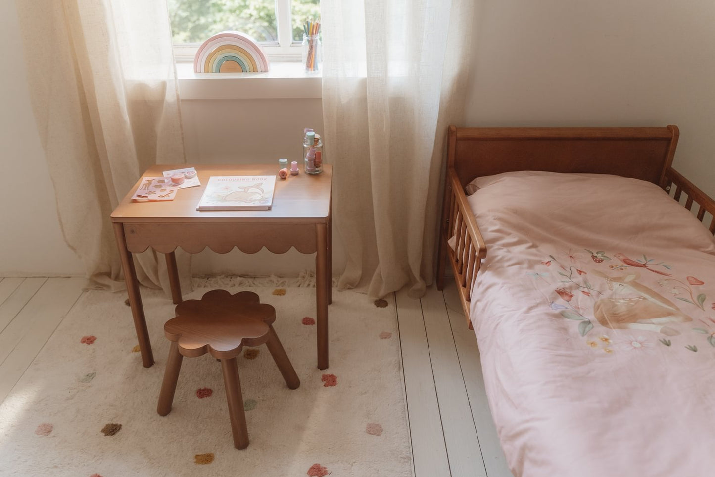 Little Dutch rosa Schreibset Fairy Garden - Etui mit Inhalt