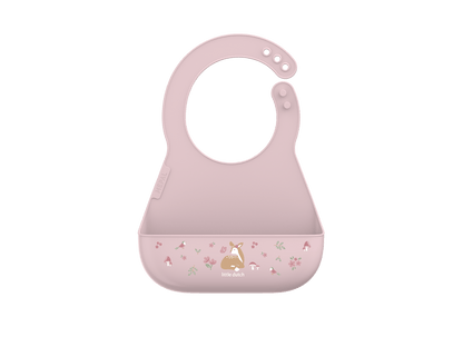 Little Dutch rosa Silikon Lätzchen Mio - Fairy Garden Mepal