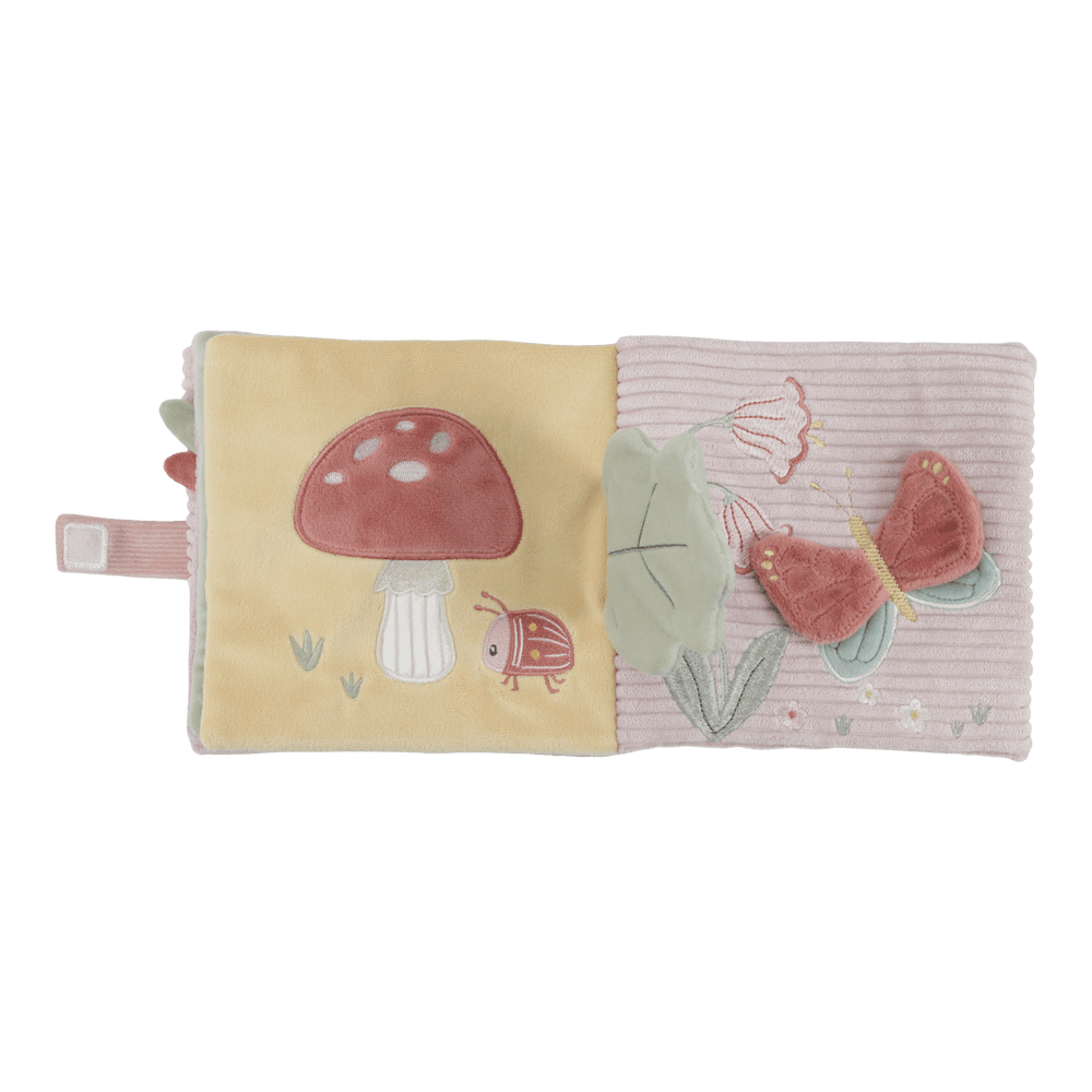 Little Dutch rosa Stoffbuch mit Aktivitäten Fairy Garden