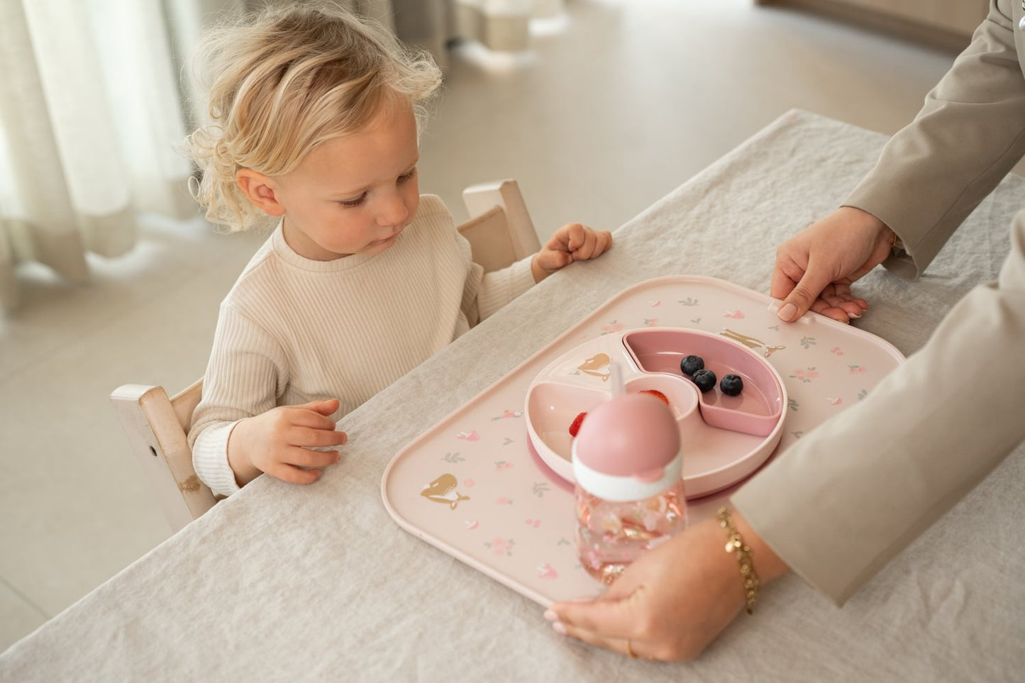 Little Dutch rosa Tischset Fairy Garden Mepal Mio