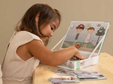 Little Dutch Magnet Puzzle Jim & Rosa NEW DESIGN