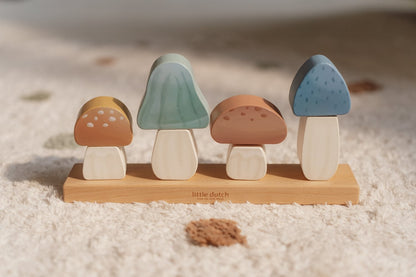 Little Dutch Holz Stapelpuzzle Fliegenplize zur Taufe Forest Friends