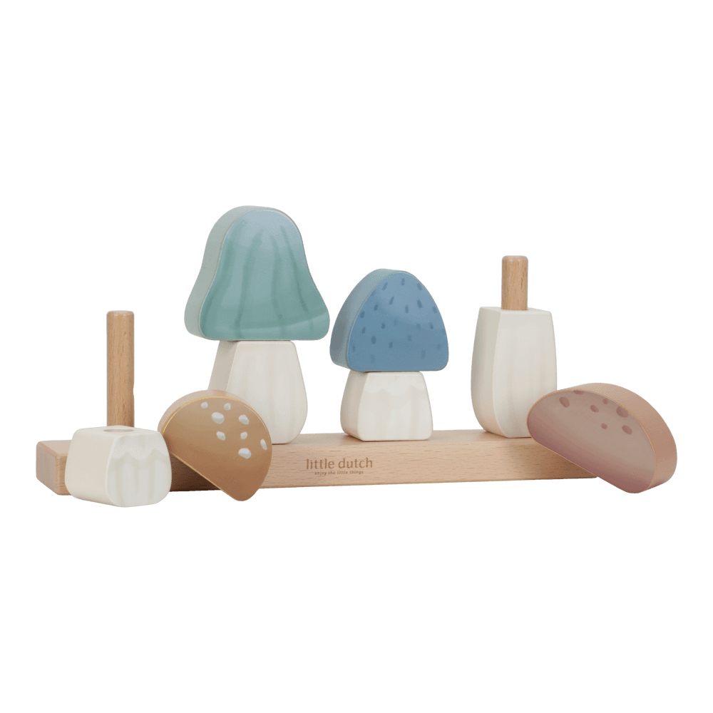 Little Dutch Holz Stapelpuzzle Fliegenplize zur Taufe Forest Friends