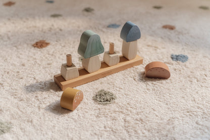 Little Dutch Holz Stapelpuzzle Fliegenplize zur Taufe Forest Friends