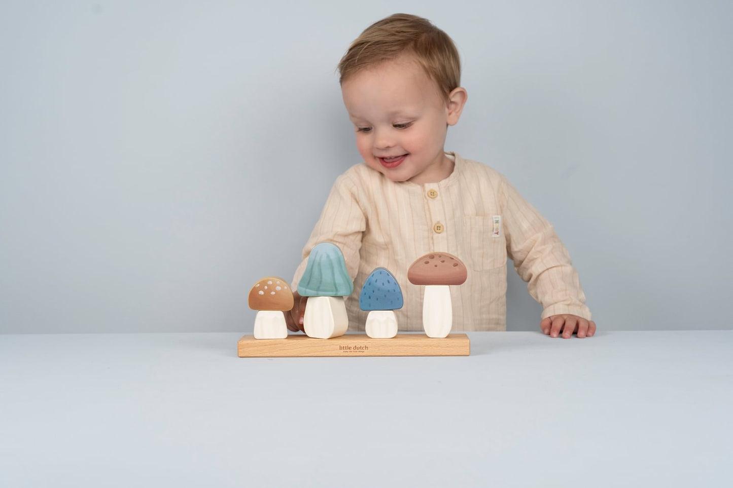Little Dutch Holz Stapelpuzzle Fliegenplize zur Taufe Forest Friends