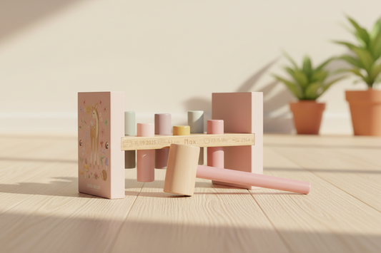 Little Dutch Rosa Hammerbank Personalisierung Geburtstag Fairy Garden