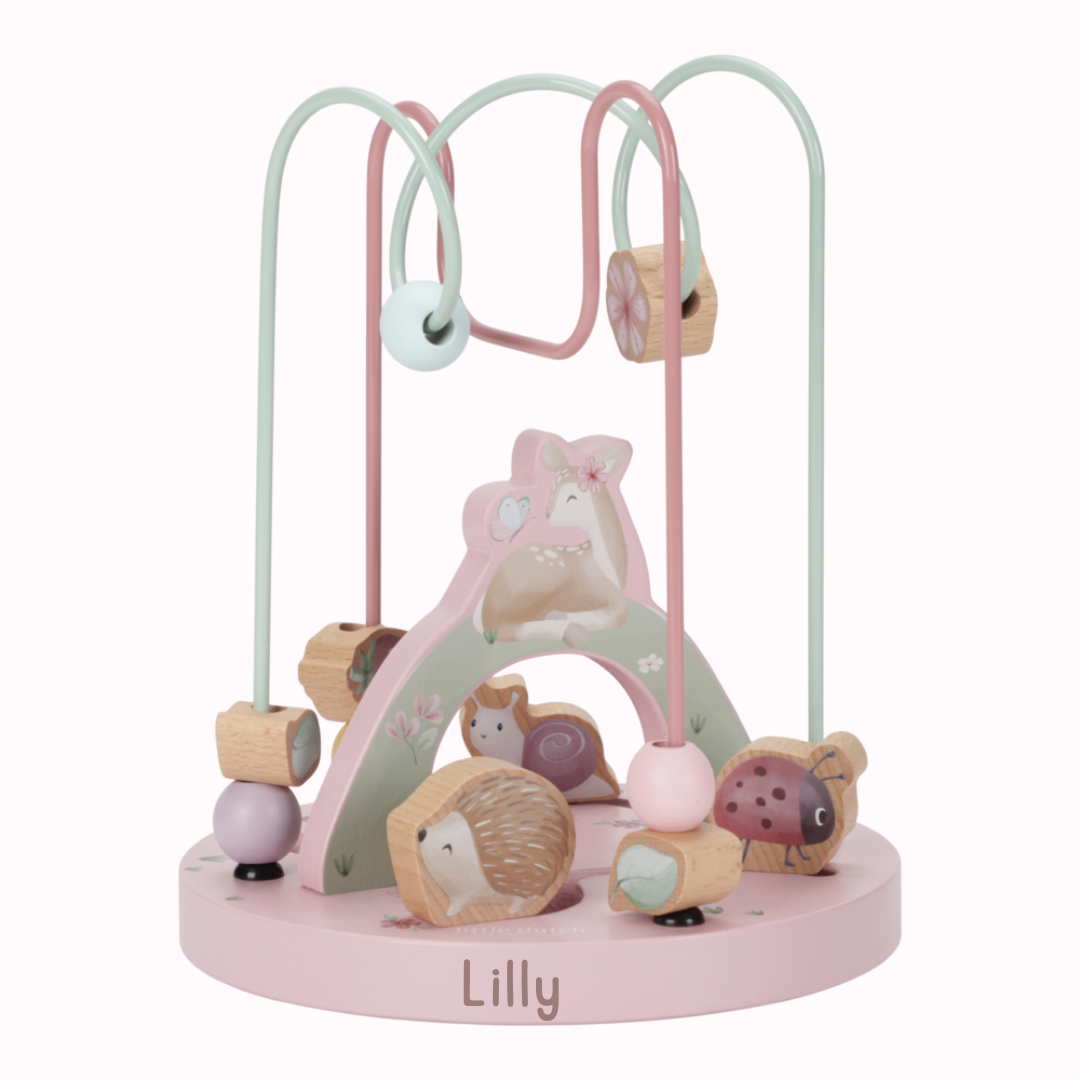 Little Dutch rosa Aktivitätsspirale Holz groß mit Verpackung