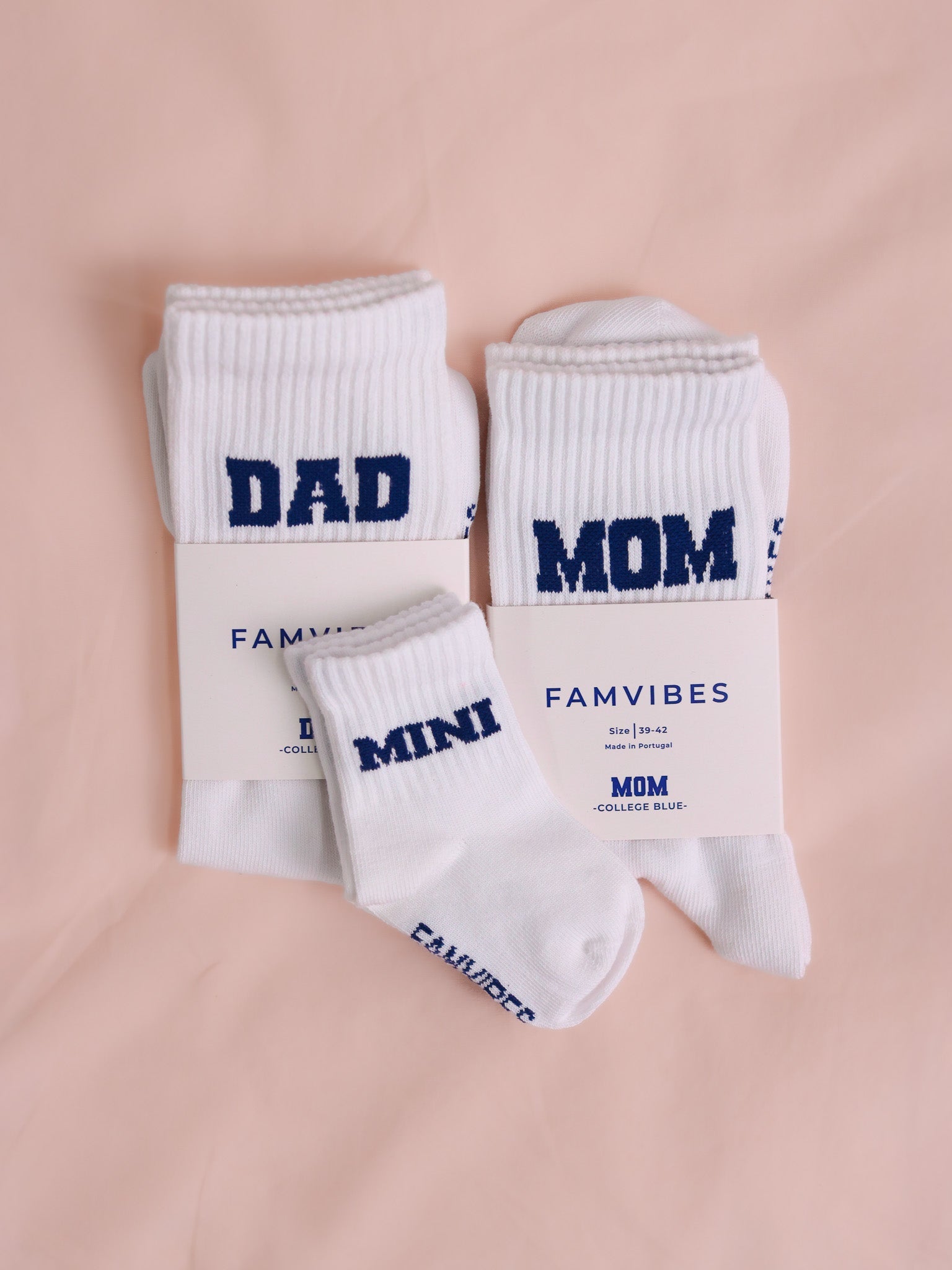 Famvibes Mini College Socken weiß