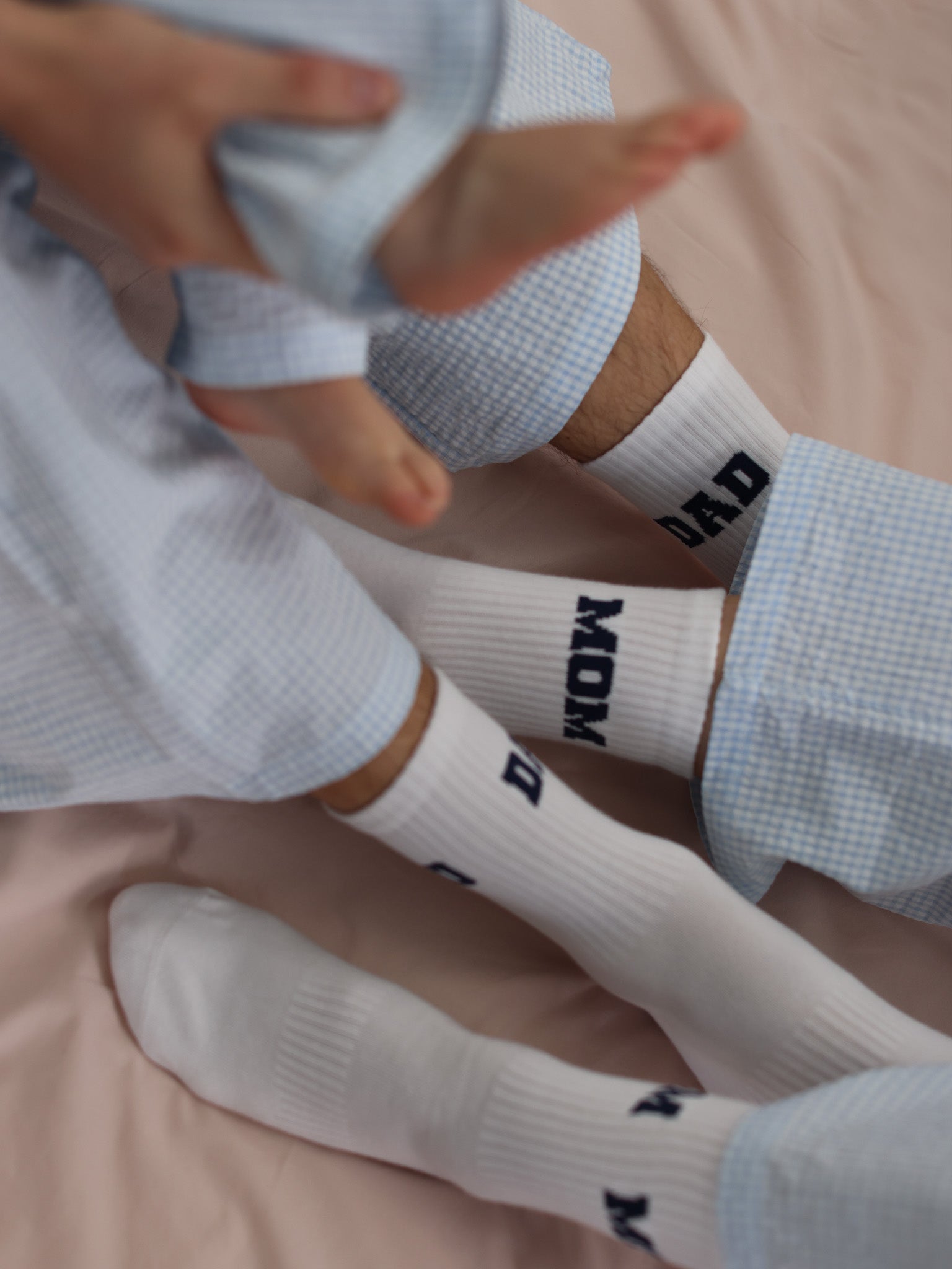 Famvibes Mom College Socken weiß