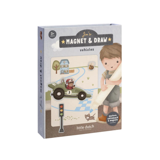 Little Dutch magnetisches Spielbuch Jim Vorderansicht