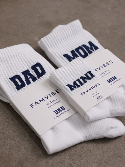 Famvibes Mom College Socken weiß
