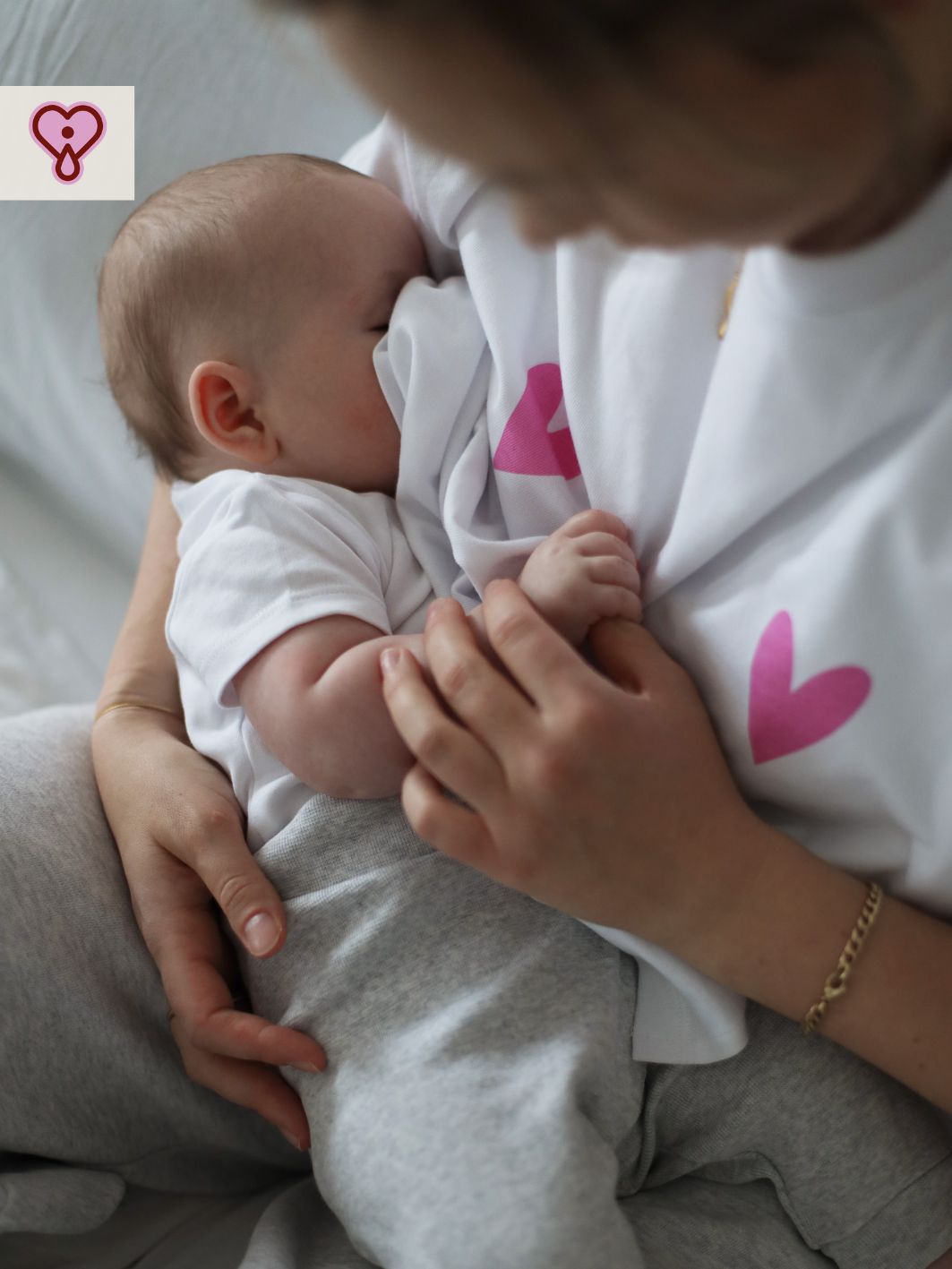 Famvibes Stillshirt Hearts pink
