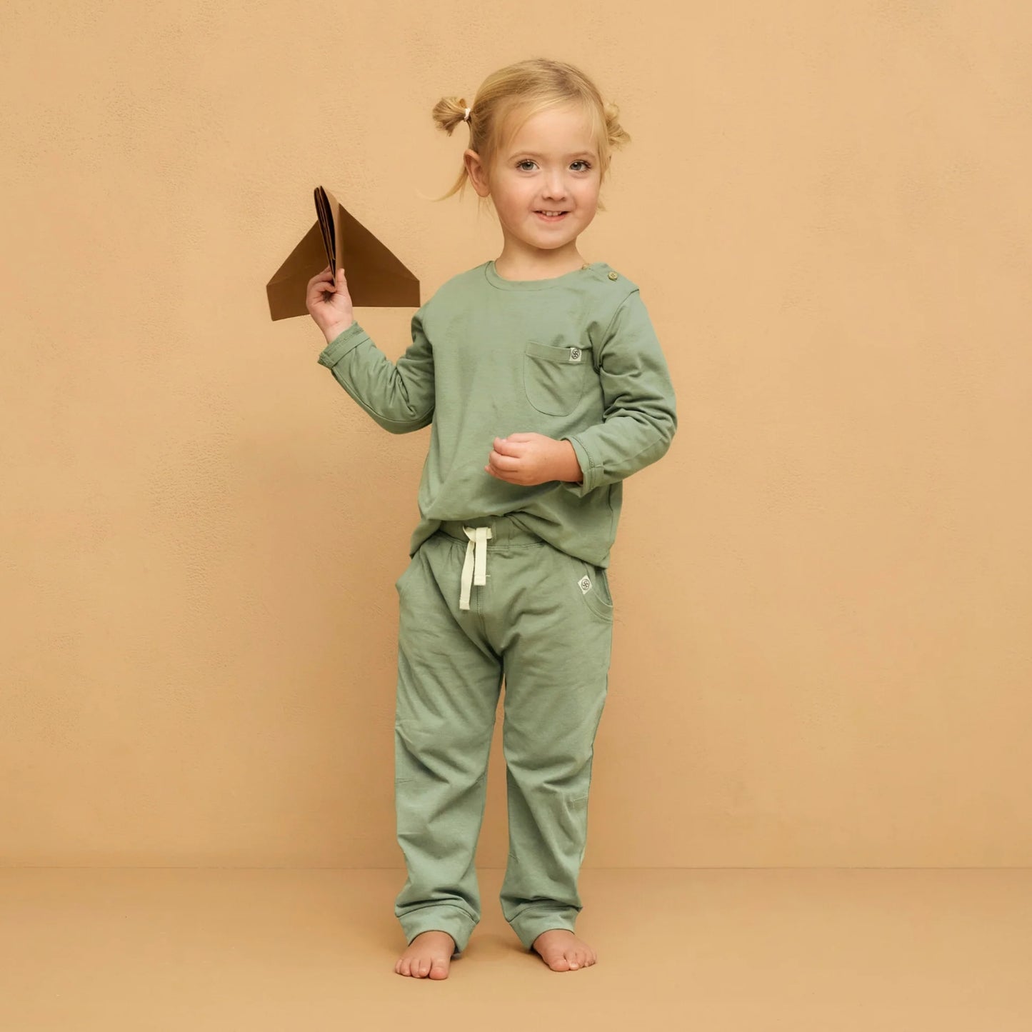 Cloby Jogginghose in Olive Green mit Verpackung