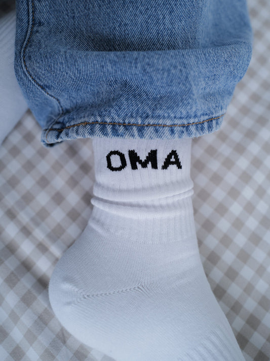 Famvibes Oma Original Socken weiss