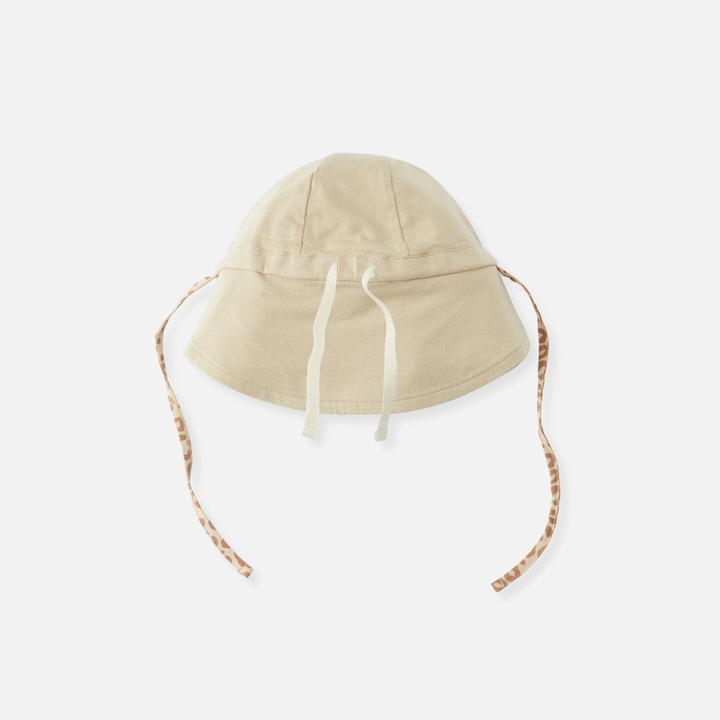 Cloby UV Sonnenhut Sun Hat wendbar Leopard Brown Sandy Beach mit Verpackung