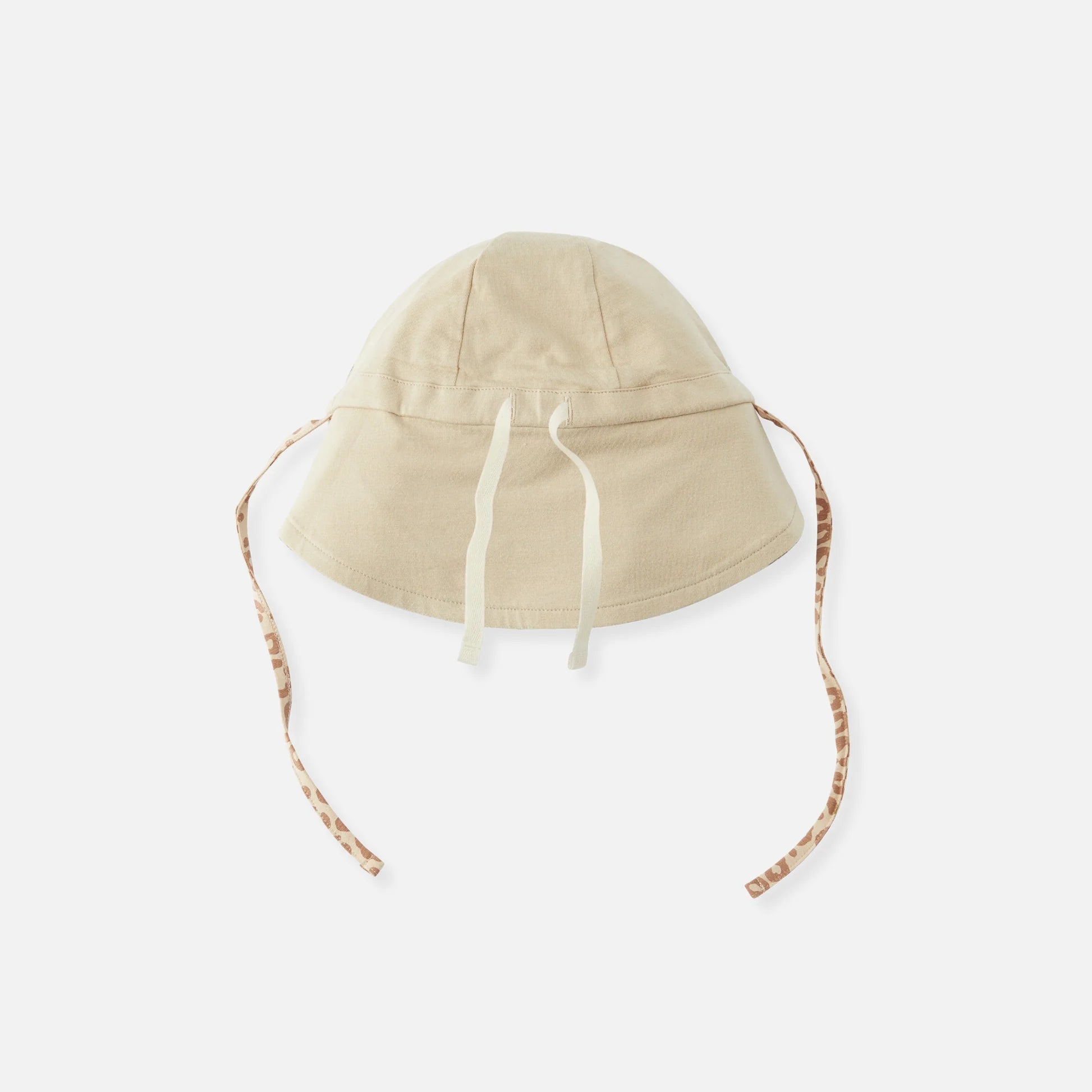 Cloby UV Sonnenhut Sun Hat wendbar Leopard Brown Sandy Beach mit Verpackung