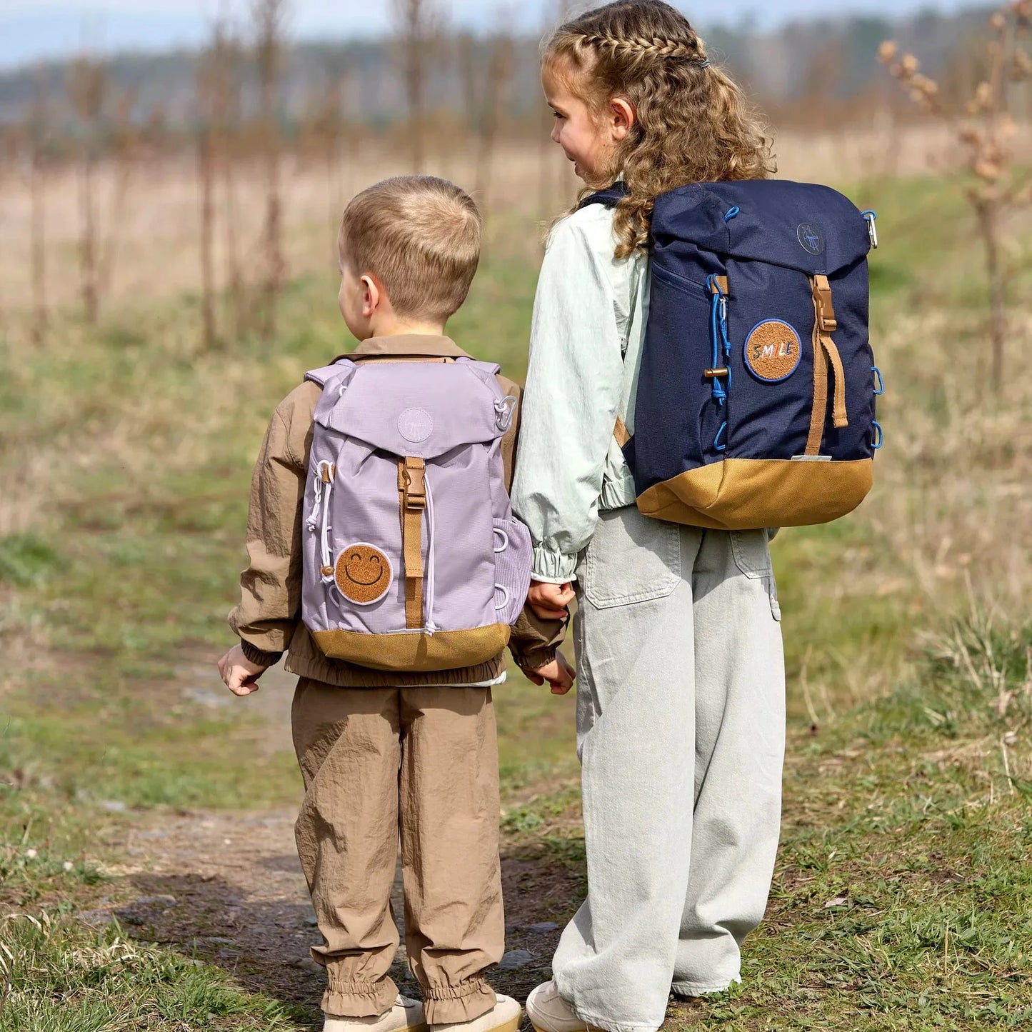 Lässig Wanderrucksack Little Gang Dunkelblau