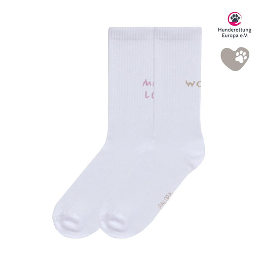 Palopa PALOPA Tennis Socken 2er Set - Lettering Lemon Orchid Studio