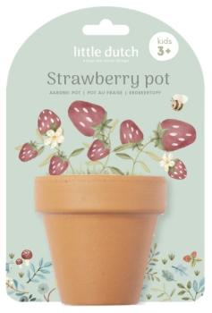 Little Dutch Pflanztopf Erdbeere - der Blumentopf mit Erdbeersamen