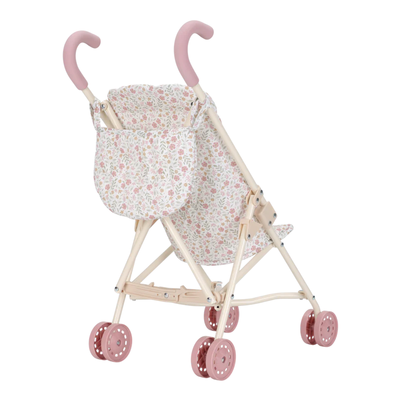 Little Dutch Puppe Buggy Set Noa und weisser Puppenbuggy mit Verpackung