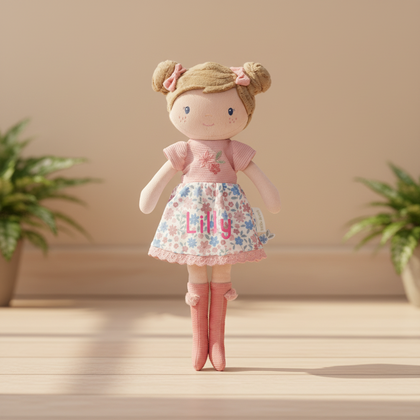 Little Dutch Kuschelpuppe Rosa 35 cm Personalisierung Name