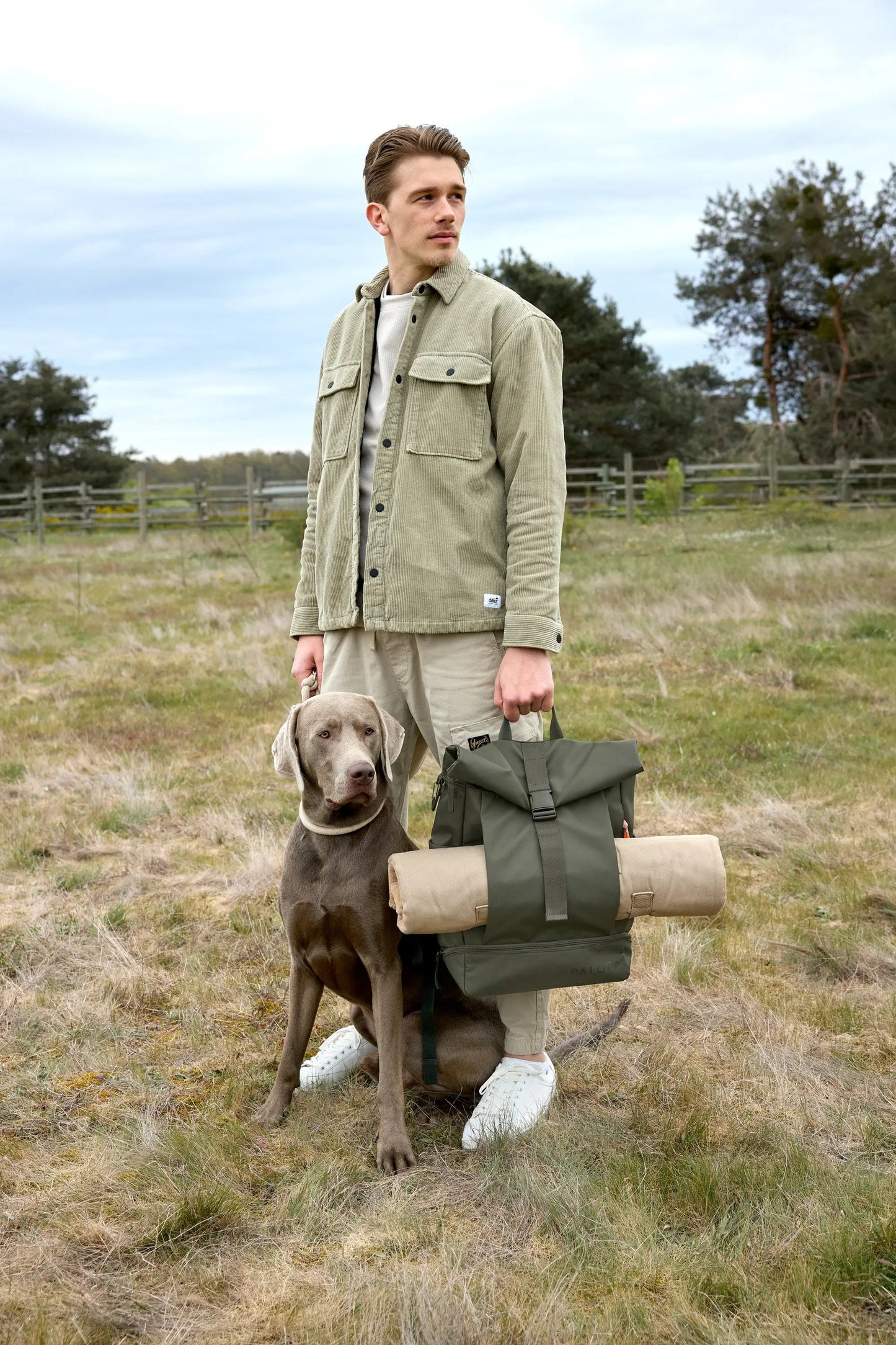 Palopa Rolltop Rucksack - Yoska Dunkelgrün