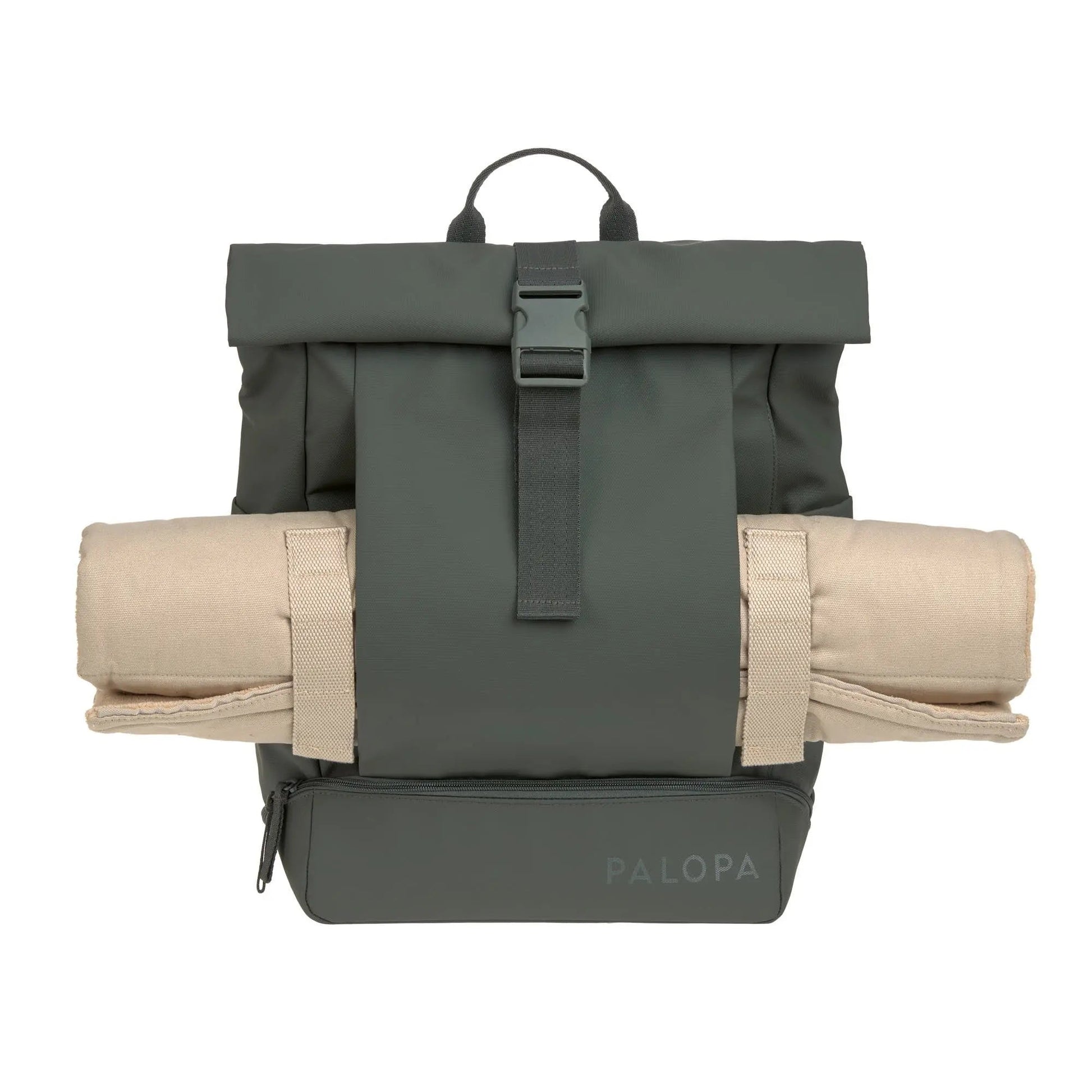 Palopa Rolltop Rucksack - Yoska Dunkelgrün