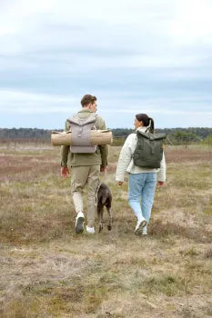 PALOPA Rolltop Rucksack Yoska Taupe nachhaltig vegan | einfachschoen