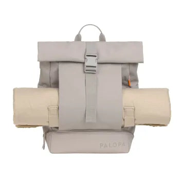 PALOPA Rolltop Rucksack Yoska Taupe nachhaltig vegan | einfachschoen