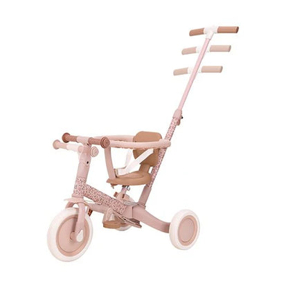 Little Dutch Rosa Dreirad 4 in 1 mit Griff Fairy Floral Funktionen Detail