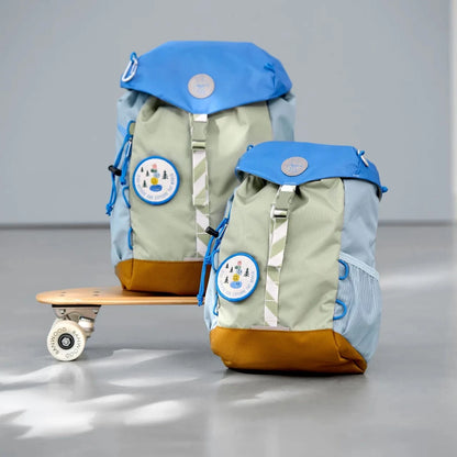 Kinderrucksack Outdoor Sunny Explorer beschichteter Boden und verstellbare Schlaufen