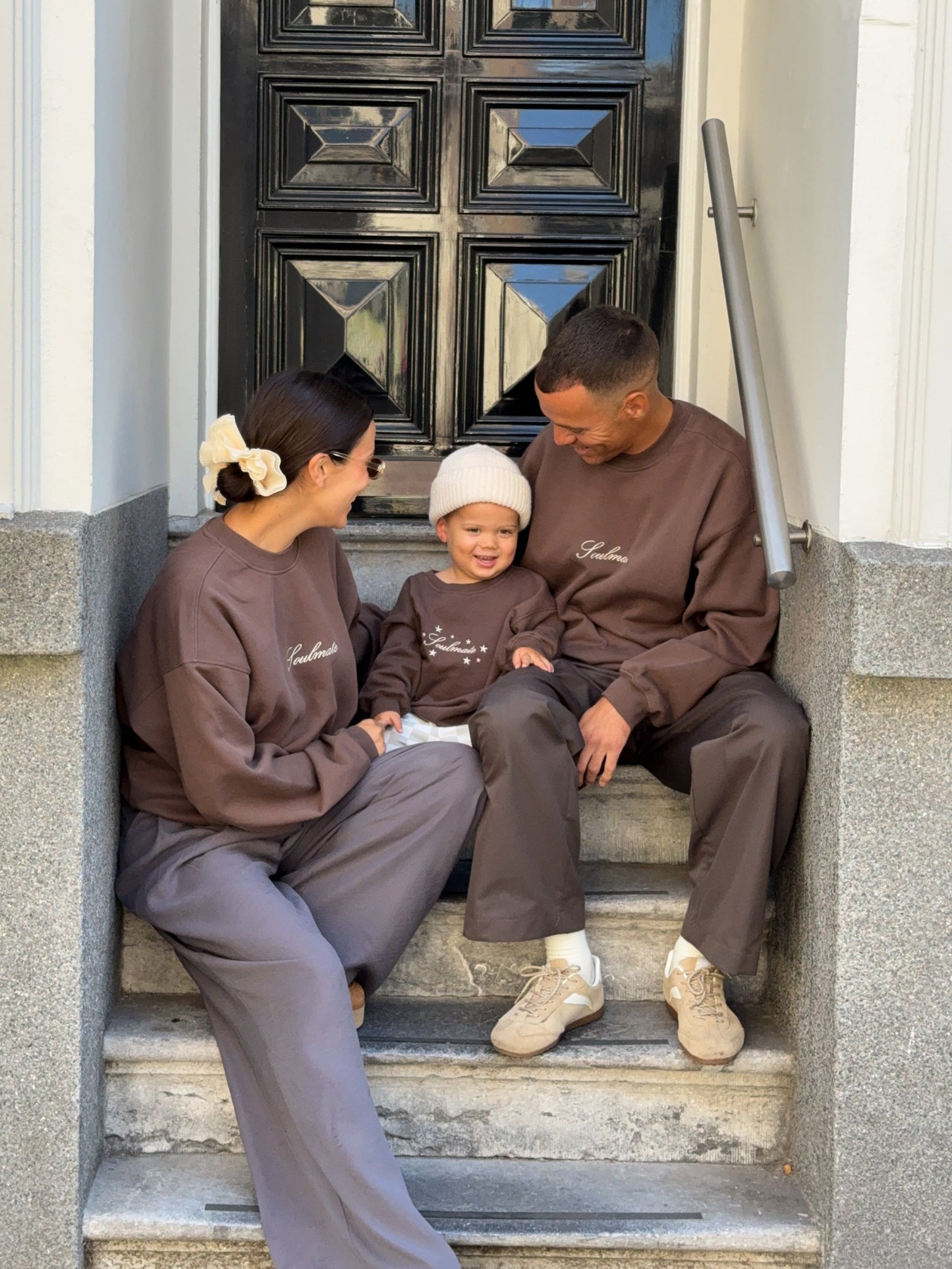 Famvibes Soulmate Sweatshirt Baby/Kids brown
