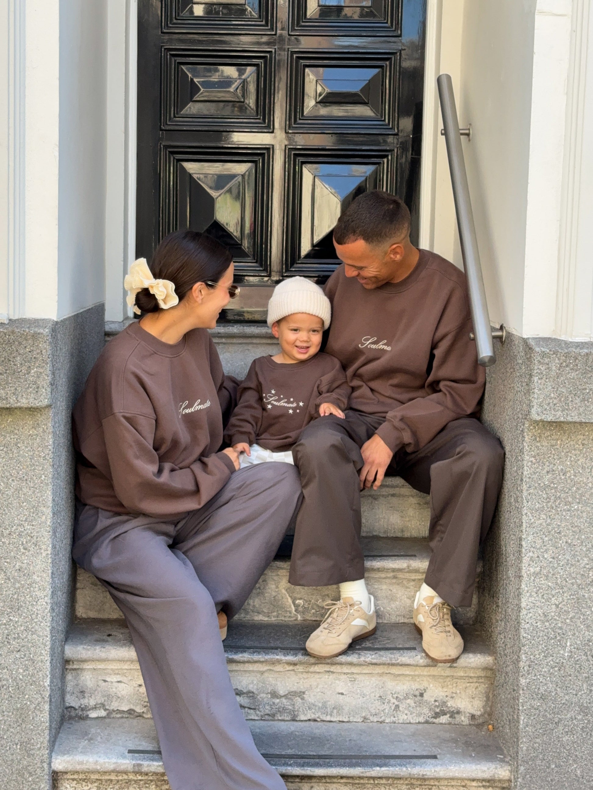 Famvibes Soulmate Sweatshirt Baby/Kids brown