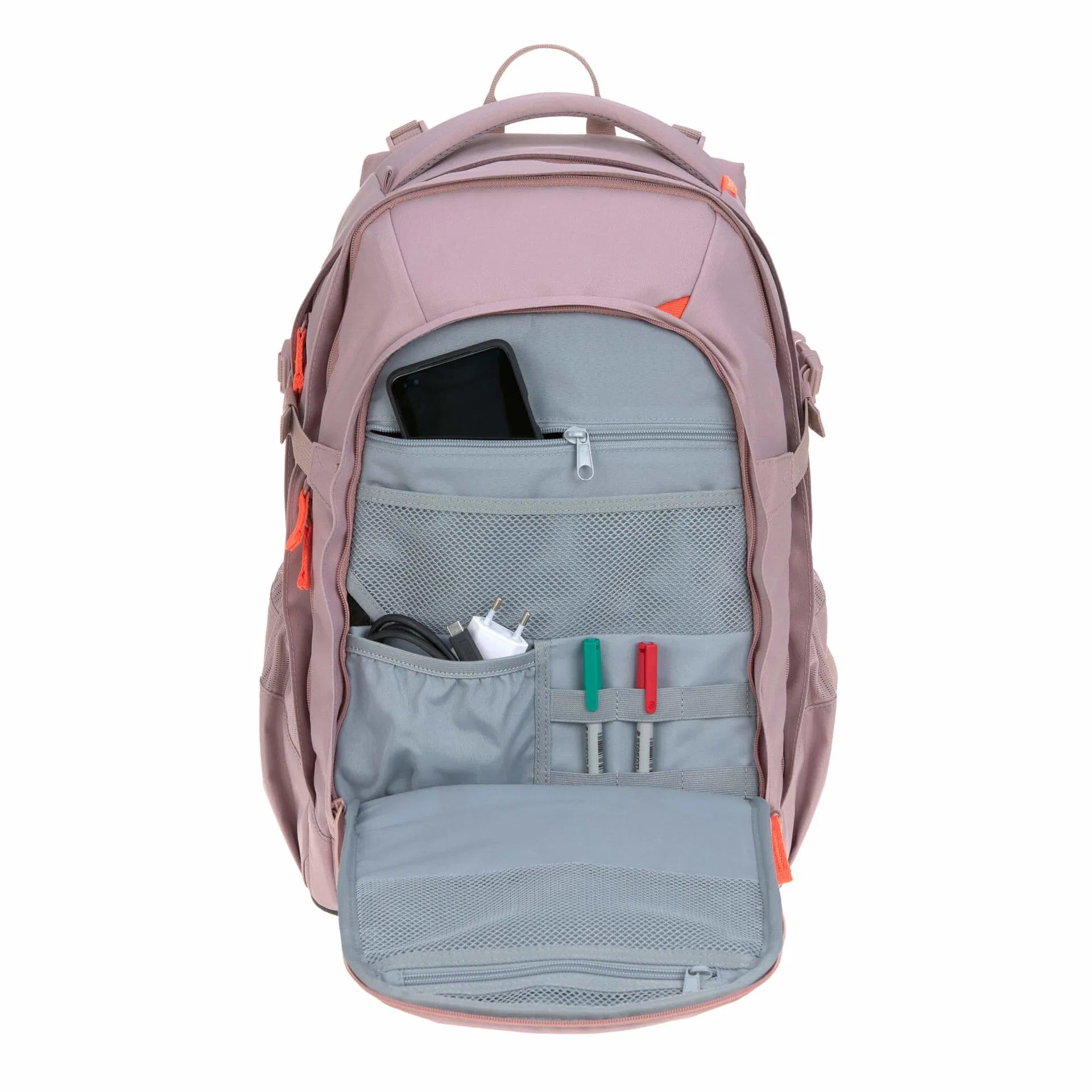 Lässig Schulrucksack von der Seite