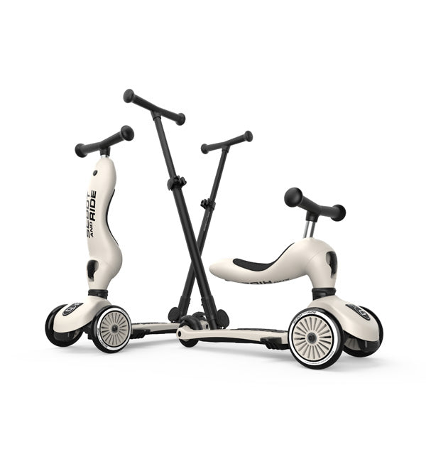 scoote and ride Highwaykick 1 Push and Go ash von der Seite
