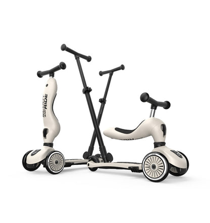 scoote and ride Highwaykick 1 Push and Go ash von der Seite