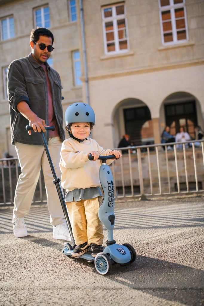 Scoot & Ride Highwaykick 1 Push and Go steel - blau
