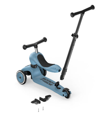 scoote and ride Highwaykick 1 Push and Go steel Funktionen Detail