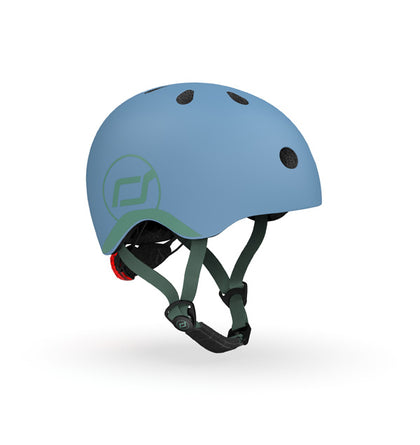 Scoot and Ride Helm Größe XXS steel