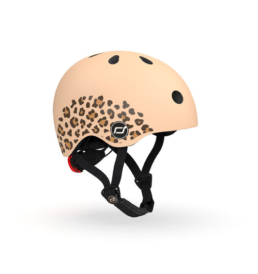 Scoot and Ride Kinderhelm XXS Leopard LED | einfachschoen