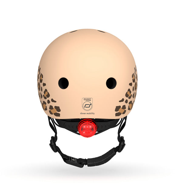 Scoot and Ride Helm XXS Leopard Seitenansicht | einfachschoen