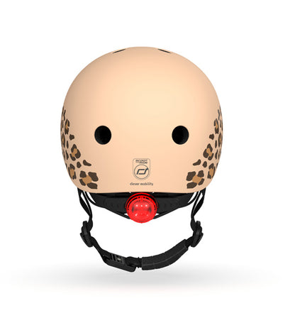 Scoot and Ride Helm XXS Leopard Seitenansicht | einfachschoen