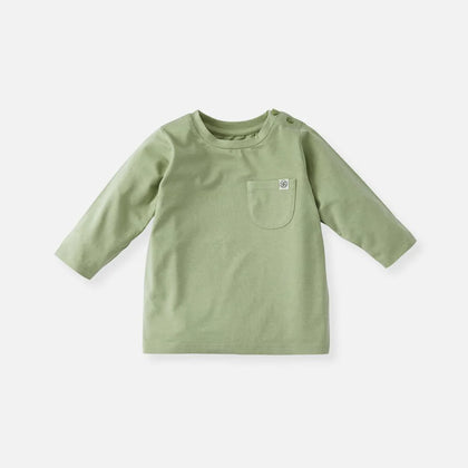 Cloby Langarmshirt in Olive Green – UPF 50+