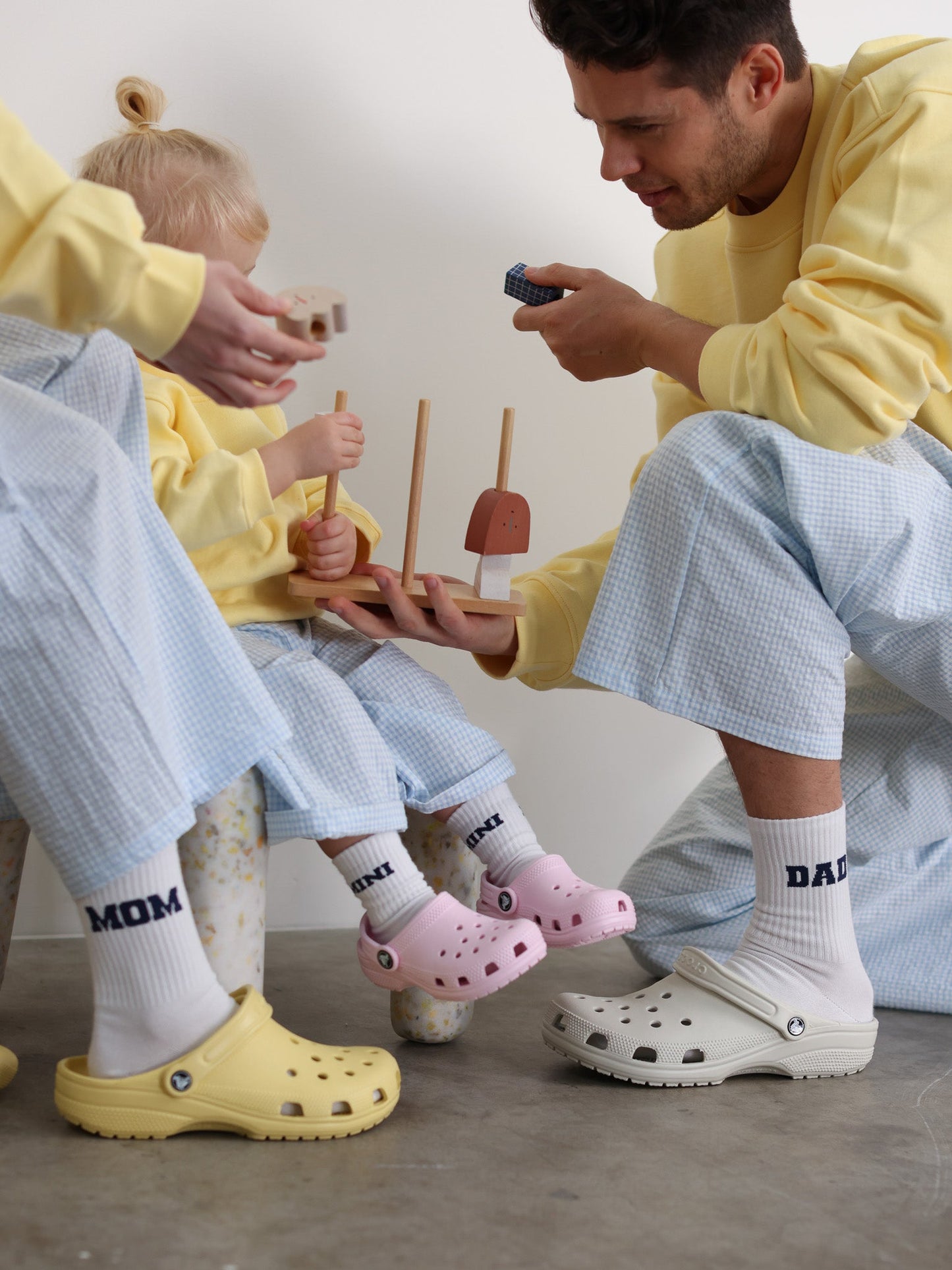 Famvibes Family Socken Set College weiß
