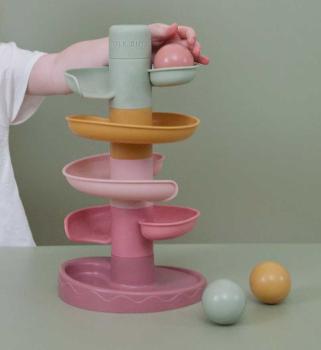 Little Dutch Spiralturm rosa 2007439 Kugelbahn